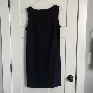 Black work dress with navy detail. New with tags.